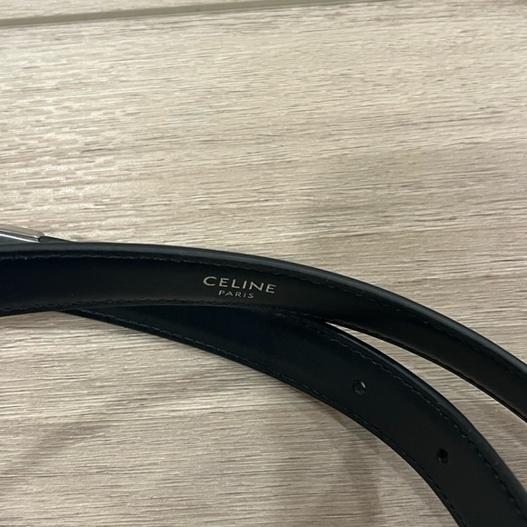 CELINE WESTERN BELT TAURILLON LEATHER 90 main image 6